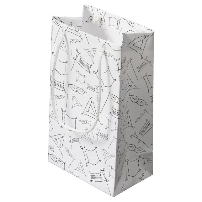 Sacola Para Presentes Pequena Purim (Verso inclinado)