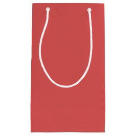 Sacola Para Presentes Pequena Quadro Leve de Natal Vermelho