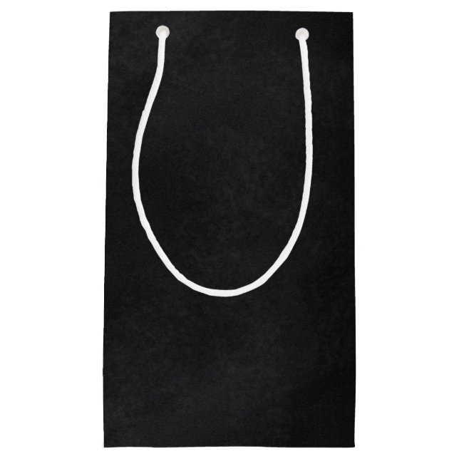 Sacola Para Presentes Pequena Quadro-negro sujo (Frente)