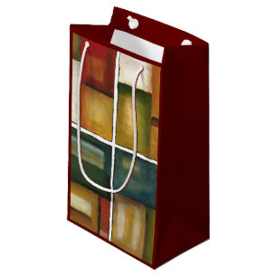 Sacola Para Presentes Pequena Quatro Pintura Paneled de Jennifer Goldberger