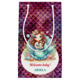 Sacola Para Presentes Pequena Querida Pequena Sereia Doce