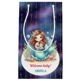 Sacola Para Presentes Pequena Querida Pequena Sereia Doce