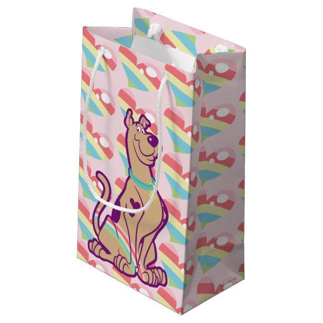 Sacola Para Presentes Pequena Rainbow Scooby-Doo (Verso inclinado)