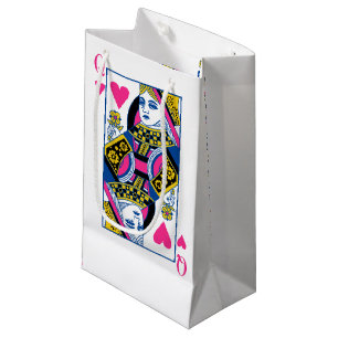 Sacola Para Presentes Pequena Rainha dos Corações