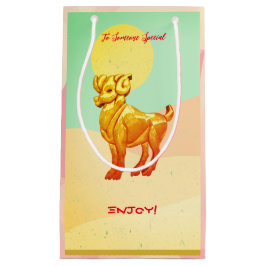 Sacola Para Presentes Pequena Ram Aries