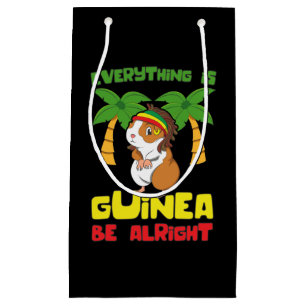 Sacola Para Presentes Pequena Rasta Guiné Pig