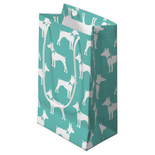 Sacola Para Presentes Pequena Rat Terrier Dog Puppy
