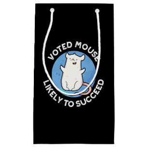 Sacola Para Presentes Pequena Rato Votado Provavelmente Terá Sucesso Positivo Pu