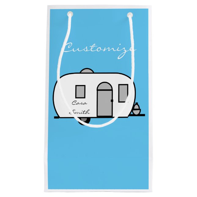 Sacola Para Presentes Pequena Reboque arredondado Thunder_Cove do viagem (Frente)