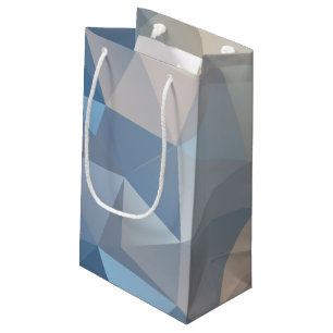 Sacola Para Presentes Pequena Refrigere o teste padrão abstrato do triângulo