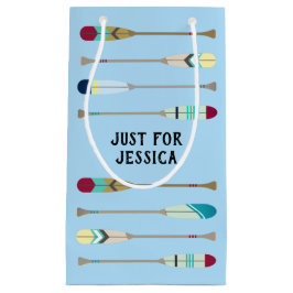 Sacola Para Presentes Pequena Remos em estilo retrô