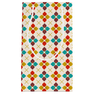 Sacola Para Presentes Pequena Retro Floral