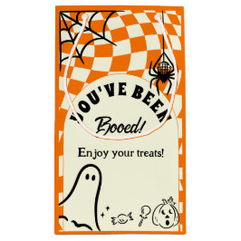 Sacola Para Presentes Pequena Retro, nós fomos boiados. Você foi o Jogo Booed