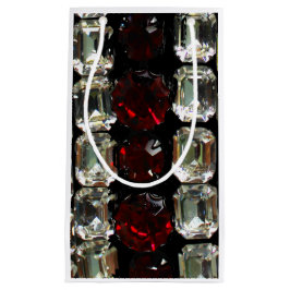 Sacola Para Presentes Pequena Rhinestone, diamantes, joias, gemstone, rubis