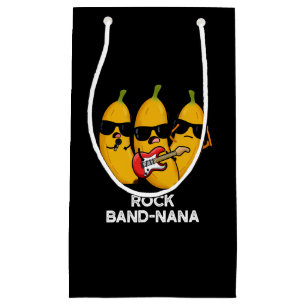 Sacola Para Presentes Pequena Rock Banda Nana Funny Banana Pun