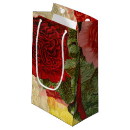 Sacola Para Presentes Pequena Rosas Amarelas Cor-de-Rosa Cor-de-Rosa, Vermelha A