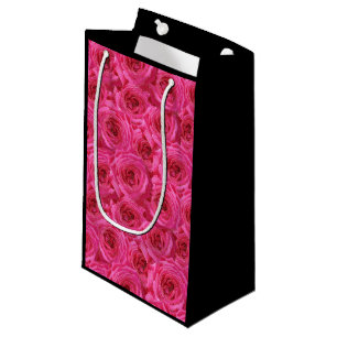Sacola Para Presentes Pequena Rosas vermelhas, flores, vermelho, amor, Dia de os