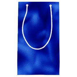 Sacola Para Presentes Pequena Royal Blue Foil Hanukkah
