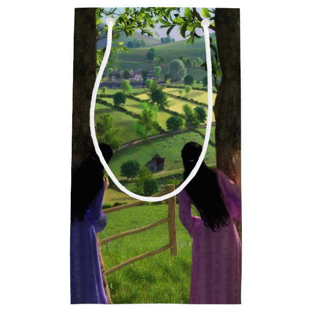 Sacola Para Presentes Pequena Saca de Presentes do Vale dos Gêmeos (Frente)