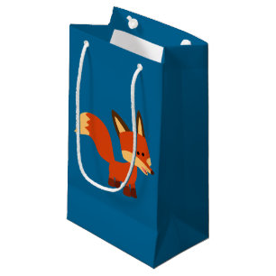 Sacola Para Presentes Pequena Saco astucioso bonito do presente do Fox dos