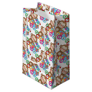 Sacola Para Presentes Pequena Saco Bingo Monkey Small Gift