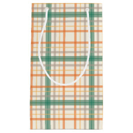 Sacola Para Presentes Pequena Saco colorido do presente do teste padrão da