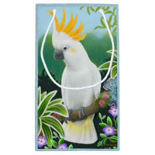 Sacola Para Presentes Pequena Saco com crista cor de limão do presente do