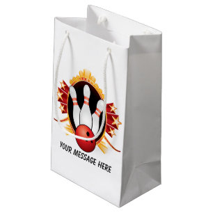 Sacola Para Presentes Pequena Saco de esportes de boliche