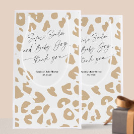 Sacola Para Presentes Pequena Saco de Goodie Chá de fraldas moderno impresso em