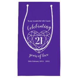 Sacola Para Presentes Pequena Saco de presente da esposa da rua Iolite Wedding A