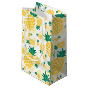 Sacola Para Presentes Pequena Saco de Presente de Abacaxi - Pequeno, Brilhante