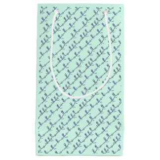 Sacola Para Presentes Pequena Saco de Presente de Aulas de Dança (Verde)