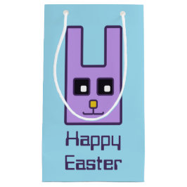 Sacola Para Presentes Pequena Saco de Presente de Coelho da Páscoa Quadrado (Peq