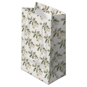 Sacola Para Presentes Pequena Saco de Presente de Folhagem Elegante