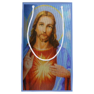 Sacola Para Presentes Pequena Saco de presente de Jesus