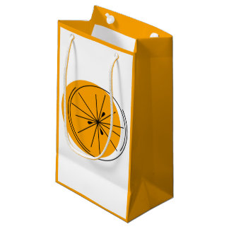 Sacola Para Presentes Pequena Saco de presente de laranja Citrus