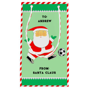 Sacola Para Presentes Pequena Saco de Presente de Natal de Futebol Criativo Pequ