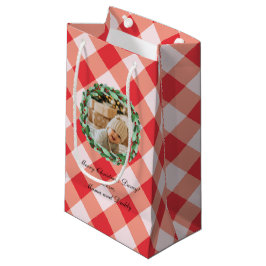 Sacola Para Presentes Pequena Saco de Presente de Natal Personalizado com Xadrez