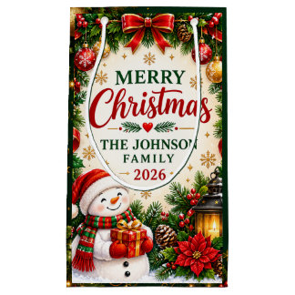 Sacola Para Presentes Pequena Saco de Presente de Natal Personalizado – Natal em