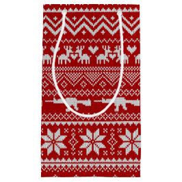 Sacola Para Presentes Pequena Saco de Presente do Sweater Azul AR- 15