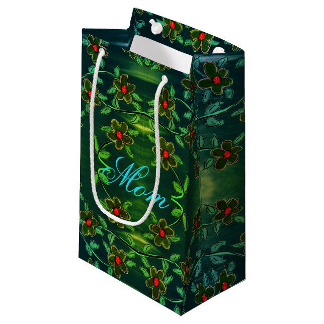 Sacola Para Presentes Pequena Saco De Presente Elegante Para A Mãe (Frente inclinada)