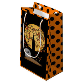 Sacola Para Presentes Pequena Saco de presente Halloween Tombstone Holiday