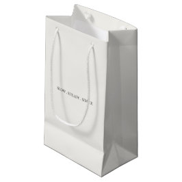 Sacola Para Presentes Pequena Saco de Presente Lento Simples e Constante – Minim
