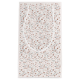 Sacola Para Presentes Pequena Saco de Presente Pequeno - Terrazzo Moderno