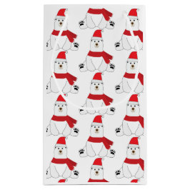 Sacola Para Presentes Pequena Saco de Presente Pequeno Urso Feriado