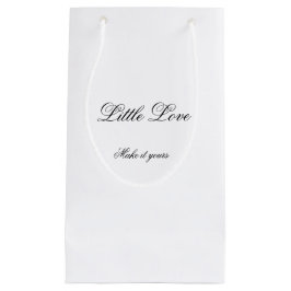 Sacola Para Presentes Pequena Saco de Presente Personalizado Little Love para Be