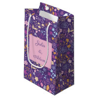 Saco de Presente Rosa & Pétalas
