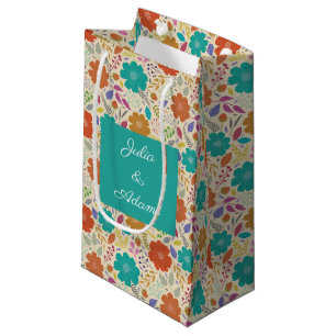 Sacola Para Presentes Pequena Saco de Presente Zinnia Branco