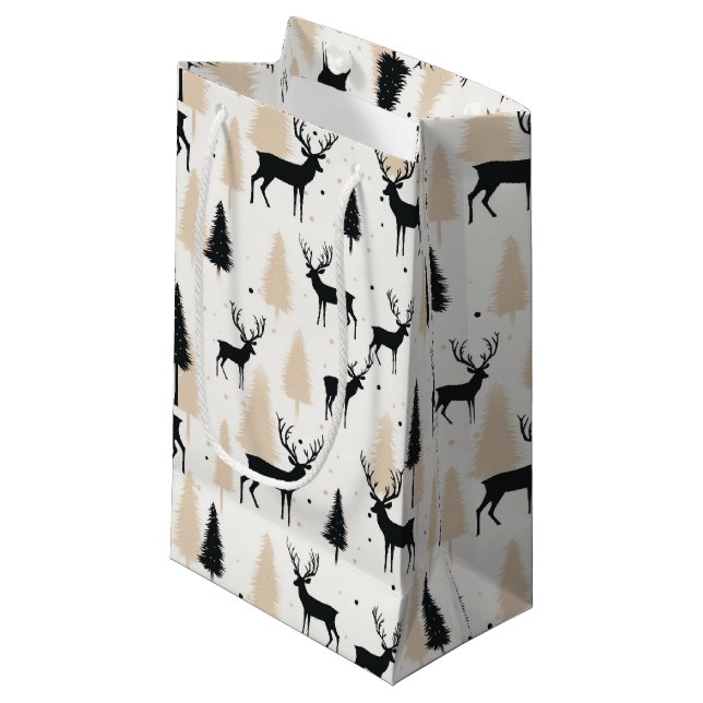 Sacola Para Presentes Pequena Saco de presentes de Natal (Frente inclinada)