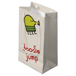 Sacola Para Presentes Pequena saco de presentes de salto de rabisco